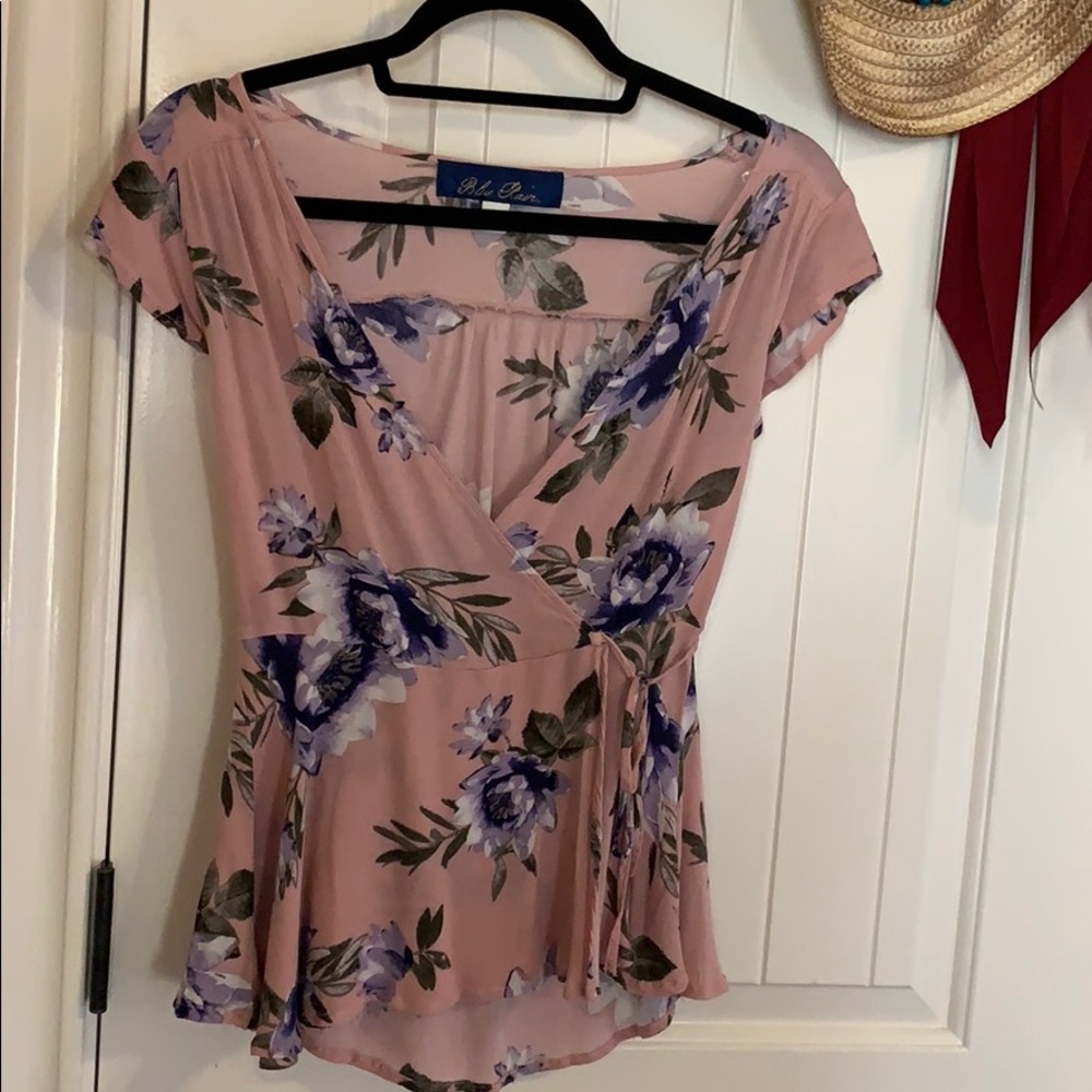 wrap shirt from Francesca’s.